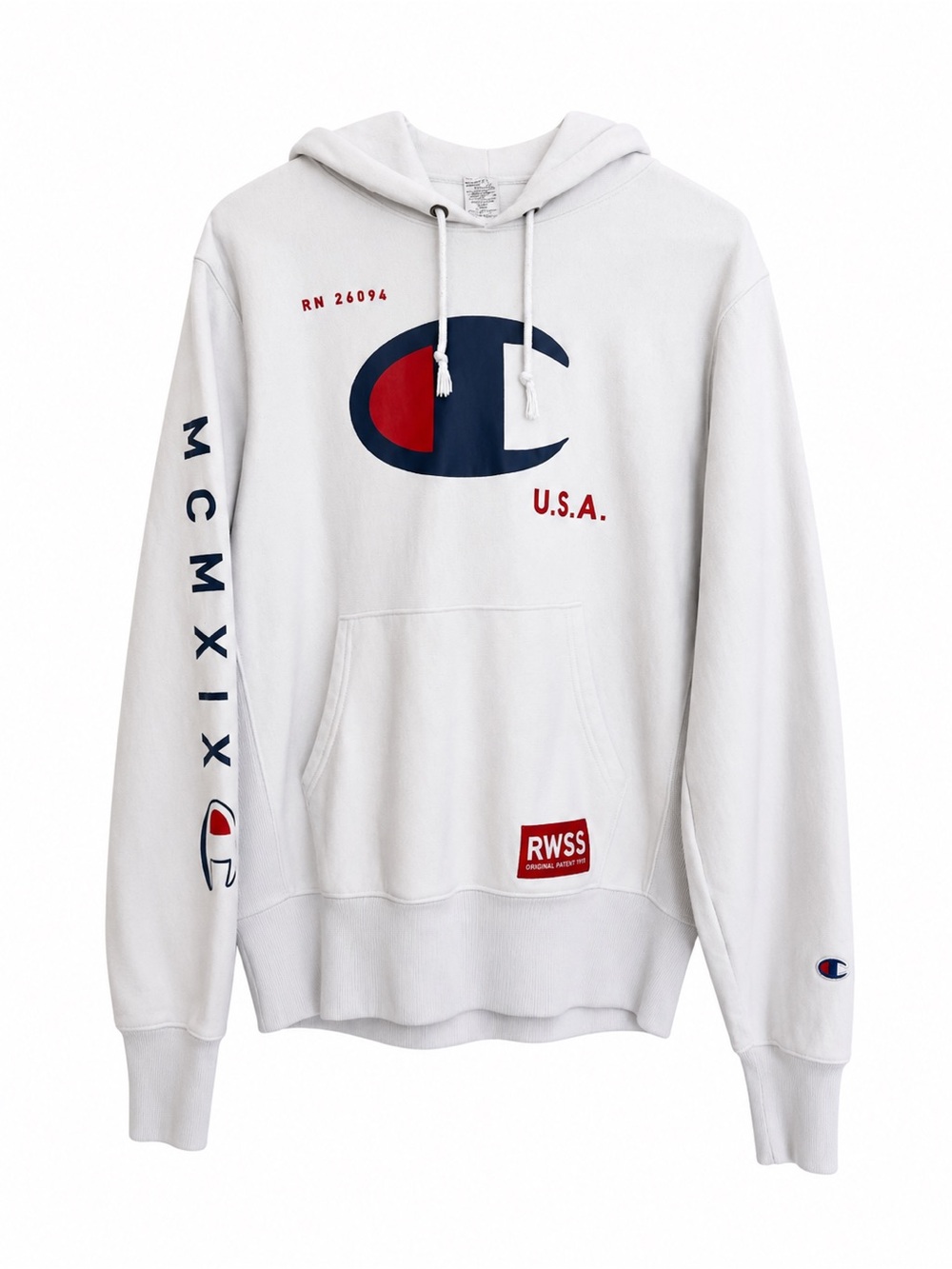 Champion Reverse Weave USA Graphic Hoodie – Size Medium classic great condition